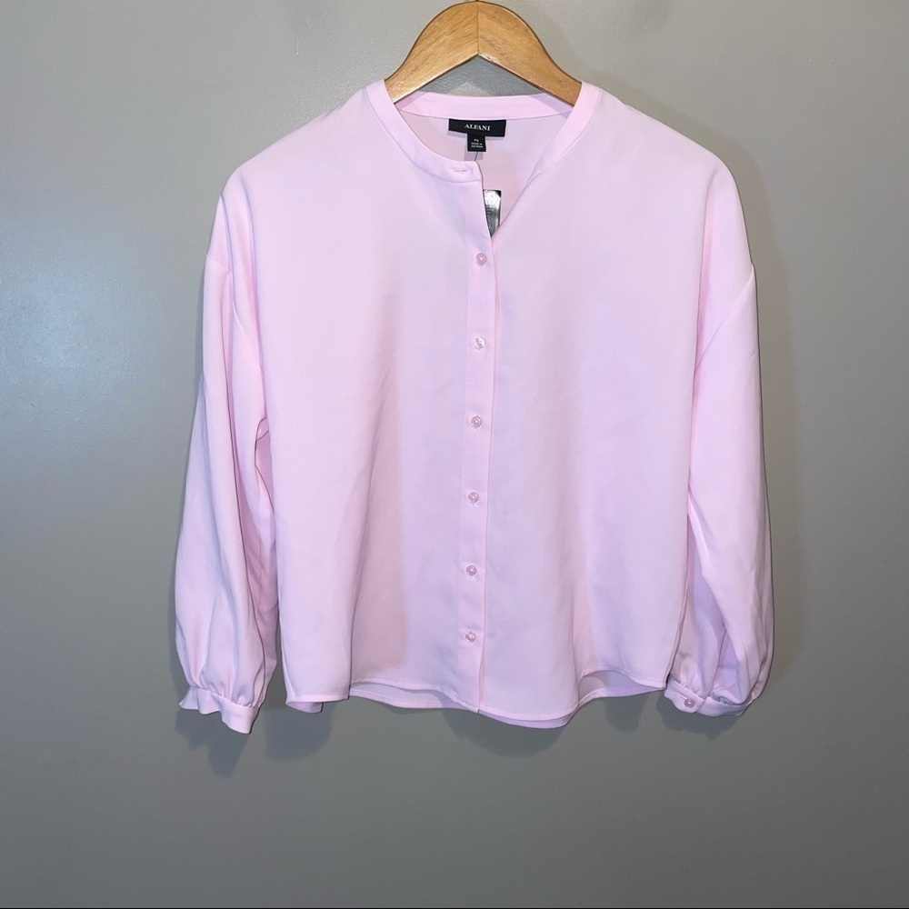 NWT Alfani Button Down Blouse